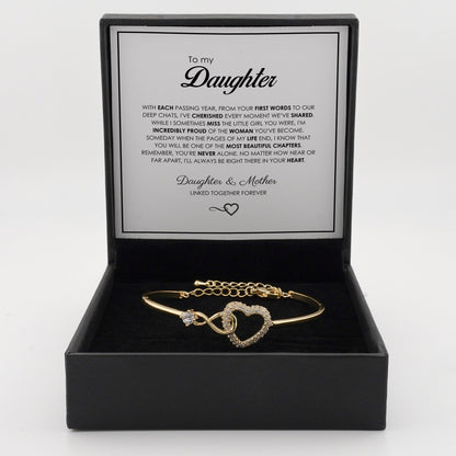 "To My Daughter" Forever Connected Bracelet