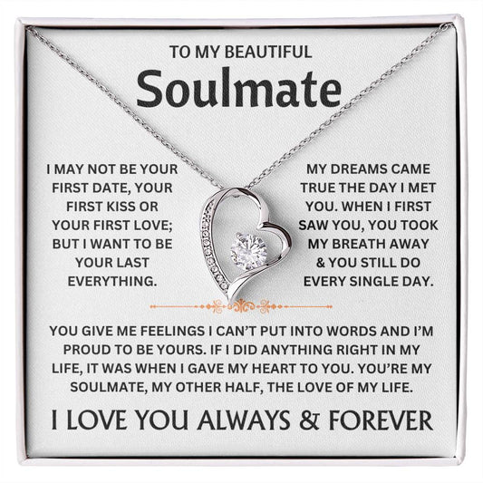 To My Beautiful Soulmate - Necklace Gift Set
